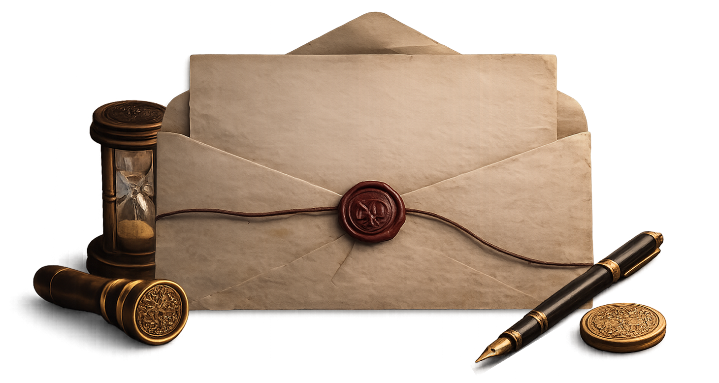 Sealed invitation letter